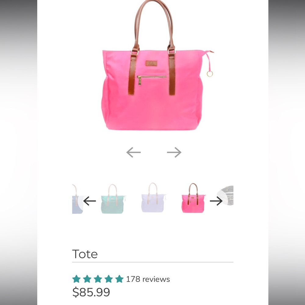 Pink Teacher Tote.
